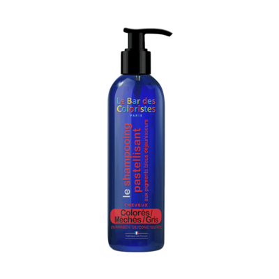 shampoing pastellisant pour cheveux colorés