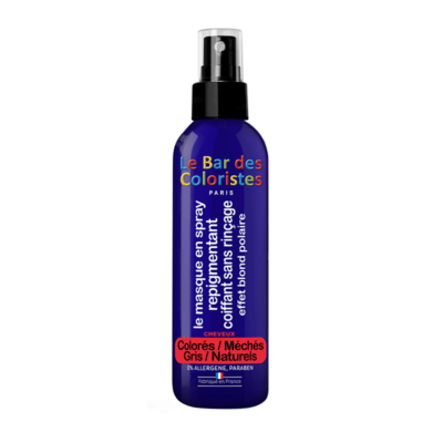masque spray repigmentant coiffant sans rinçage effet blond polaire